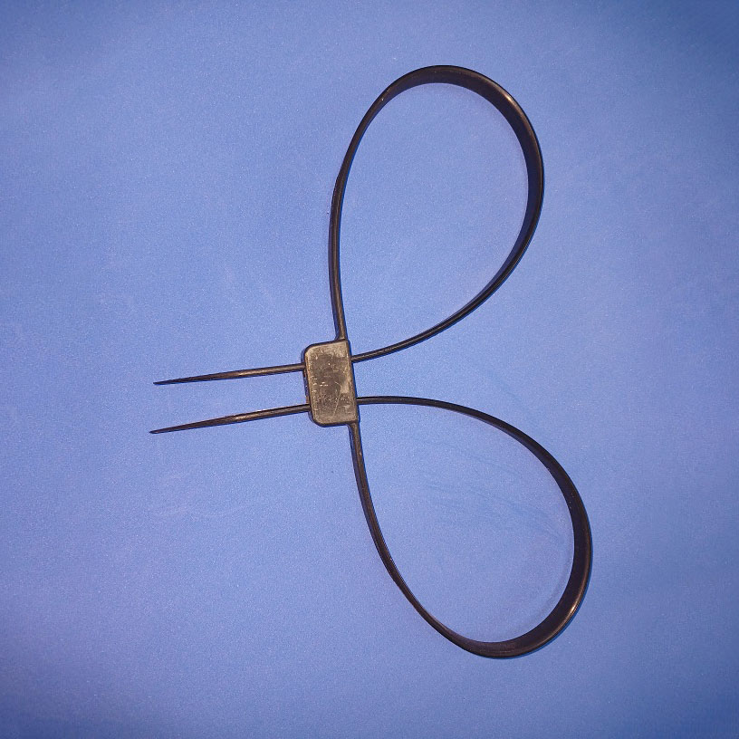 plastic handcuff double