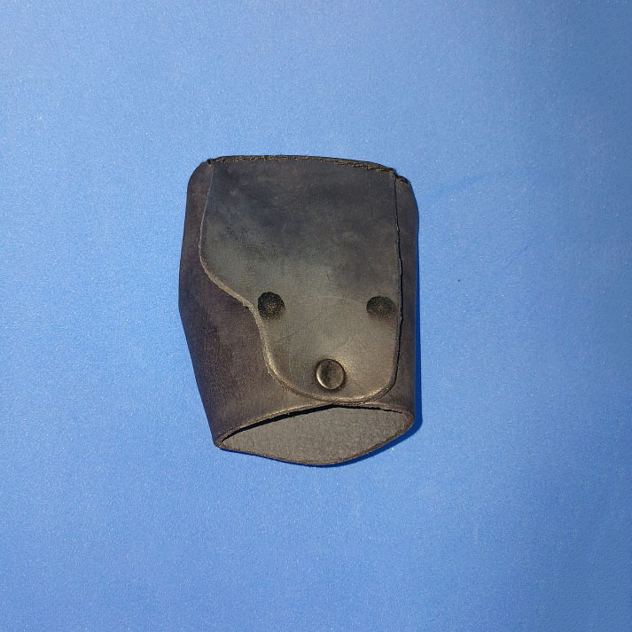 leather hand cuff pouch