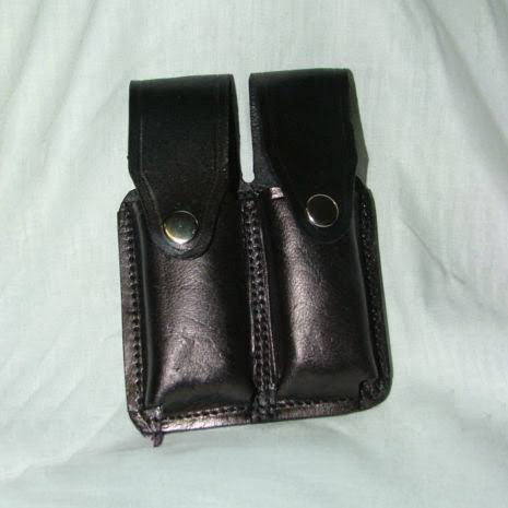 leather double mag